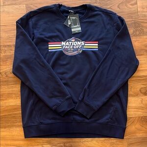 NHL 4 Nations Face-Off Navy Blue Men's Sweatshirt